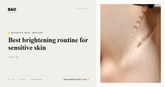 BAO Laboratory Best Brightening Routine for Sensitive Skin