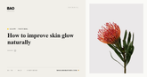 BAO Laboratory How to Improve Skin Glow Naturally