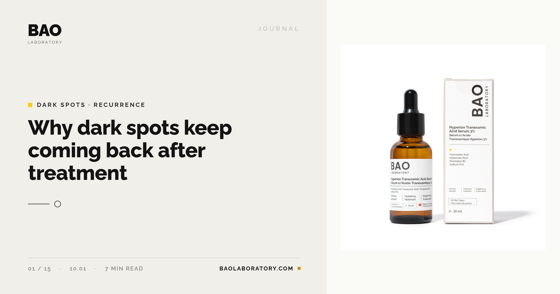 Why Dark Spots Keep Coming Back After Treatment