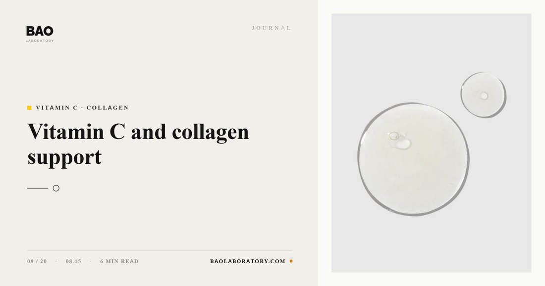 BAO Laboratory Vitamin C and Collagen Support