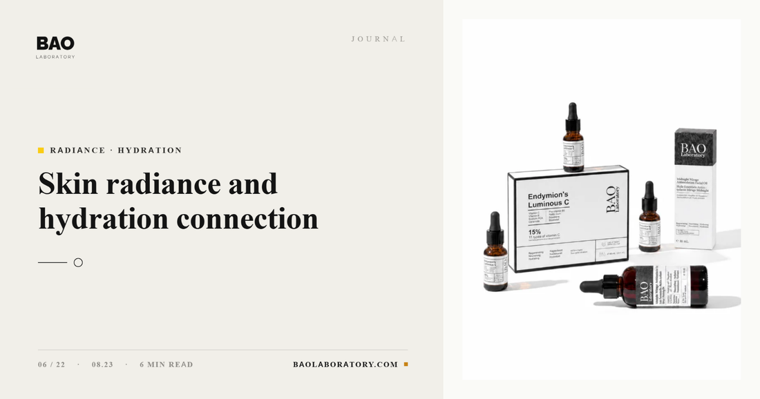 BAO Laboratory Skin Radiance and Hydration Connection