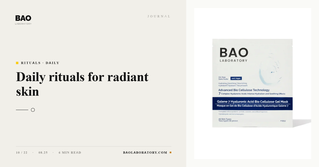 BAO Laboratory Daily Rituals for Radiant Skin