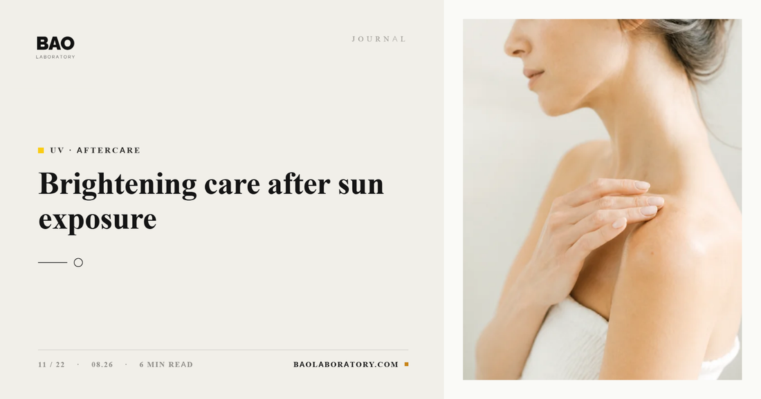 BAO Laboratory Brightening Care After Sun Exposure