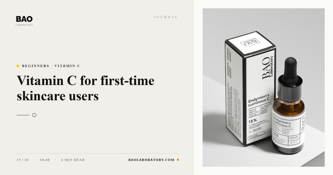 BAO Laboratory Vitamin C for First-Time Skincare Users