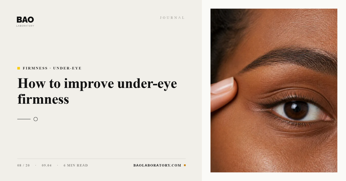 How to Improve Under-Eye Firmness
