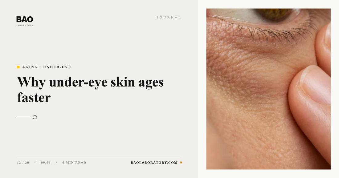 Why Under-Eye Skin Ages Faster