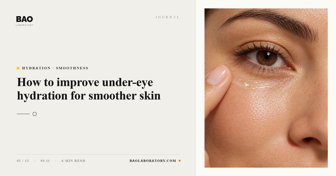 How to Improve Under-Eye Hydration for Smoother Skin