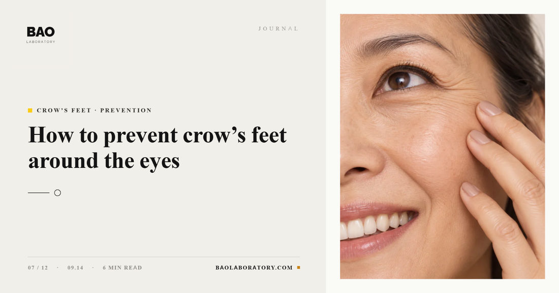 How to Prevent Crow's Feet Around the Eyes