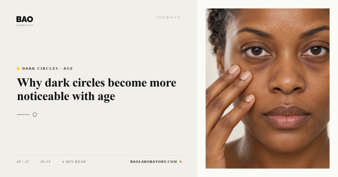 Why Dark Circles Become More Noticeable With Age