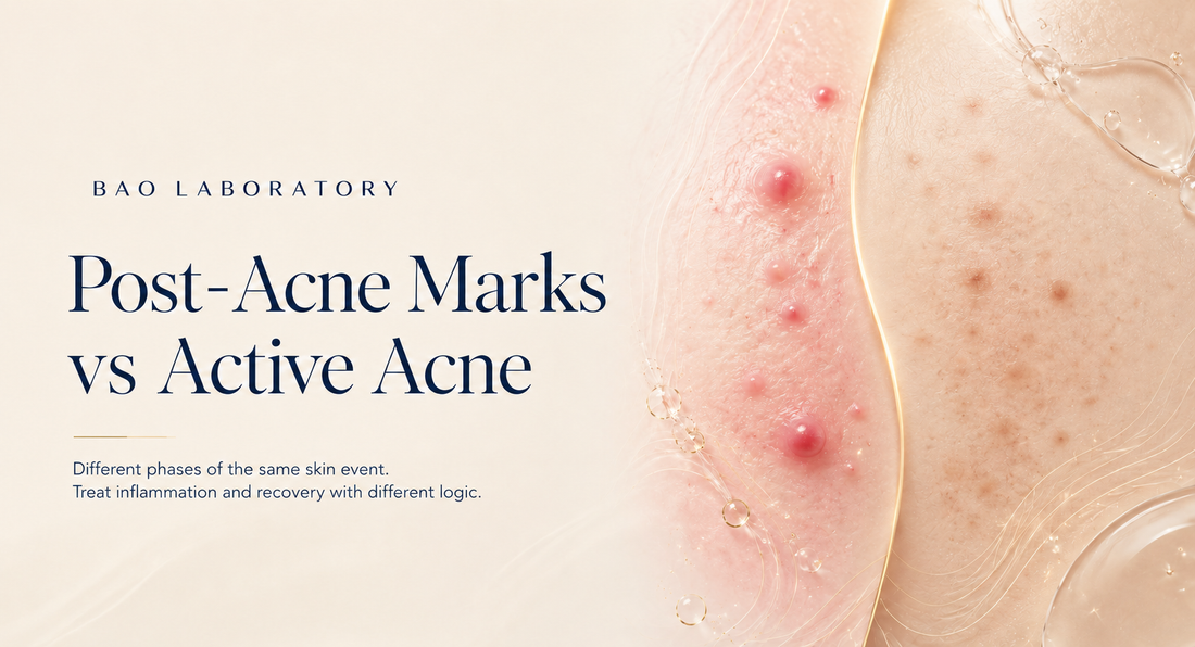 BAO Laboratory Post-Acne Marks vs Active Acne