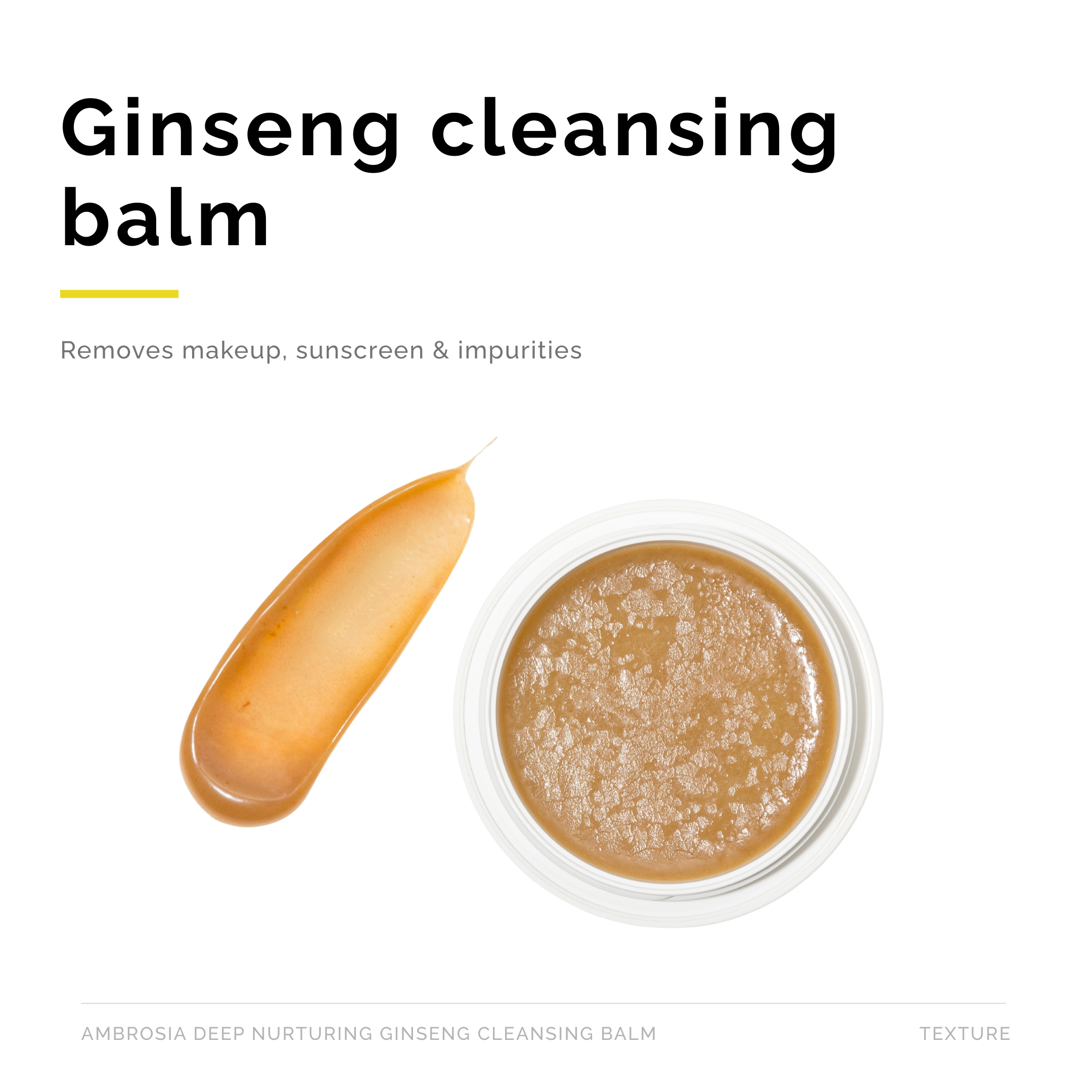 Ambrosia Deep Nurturing Ginseng Cleansing Balm