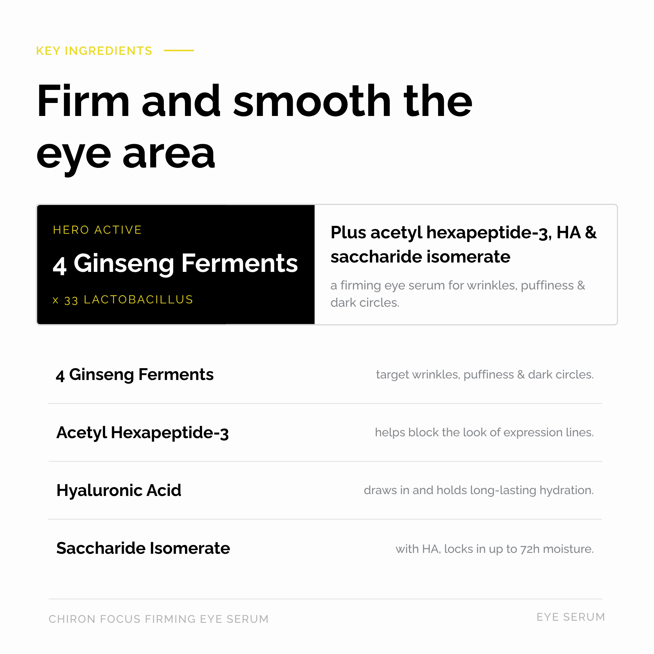 Chiron Focus Firming Eye Serum